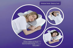 Oreiller à mémoire de forme utilisé en plusieurs positions de sommeil pour un meilleur confort nocturne