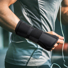 Attelle de Poignet Métallique Professionnelle – Soutien Maximal & Confort Respirant