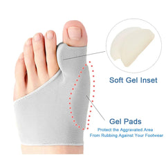 Correcteur Hallux Valgus en Gel Souple – Soulage et Corrige Naturellement les Oignons du Pied 👣