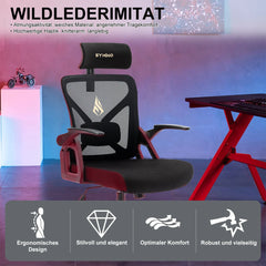 Chaise de Bureau Ergonomique – Confort, Soutien Lombaire & Design Moderne