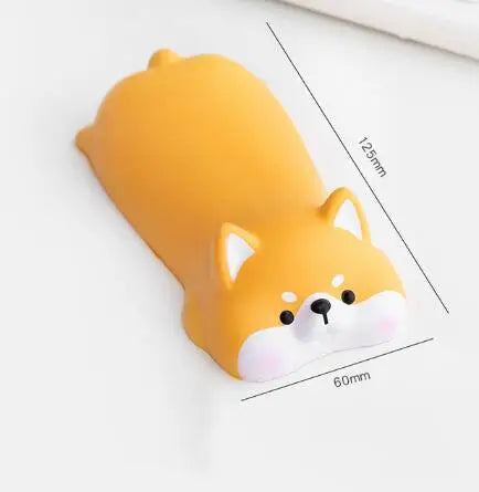 Tapis de Souris Mignon avec Repose Poignet – Chat, Lapin, Cochon ou Chien | Ergonomique & Confortable