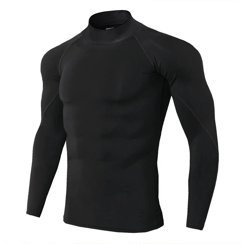 T-shirt de Compression Homme – Maintien Musculaire & Confort Thermique