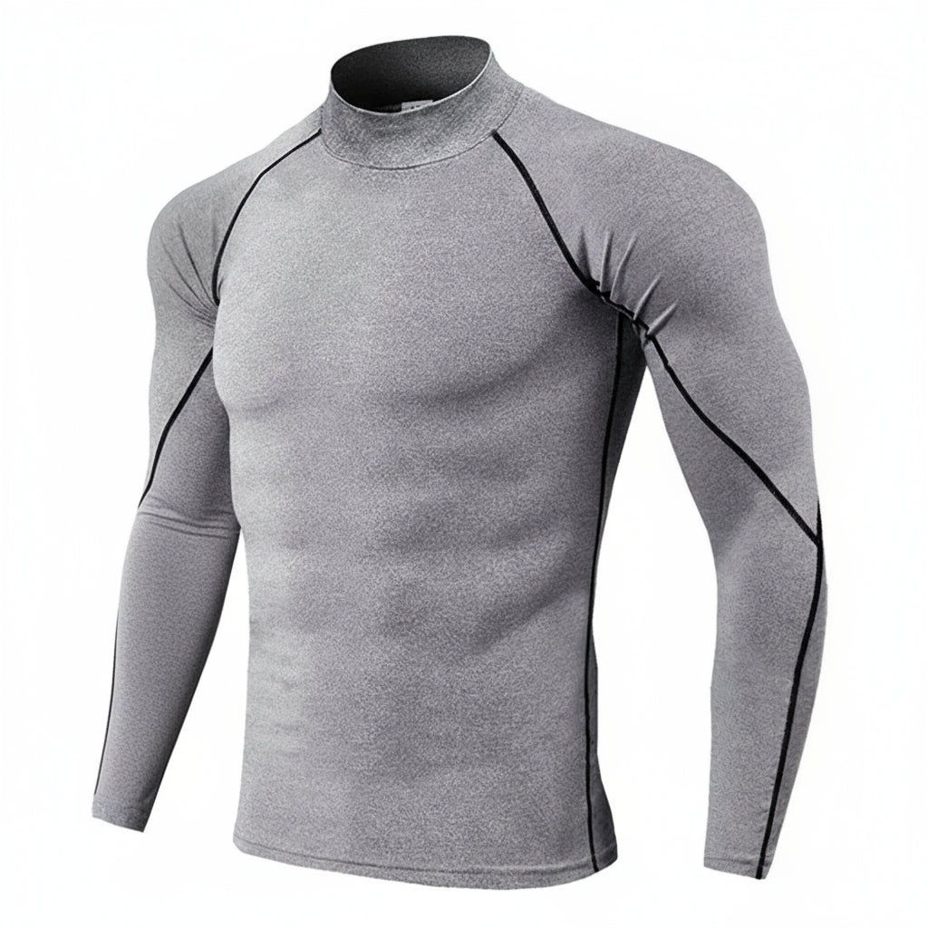T-shirt de Compression Homme – Maintien Musculaire & Confort Thermique