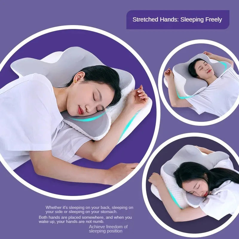 Oreiller Orthopédique Triangulaire à Mémoire de Forme – Confort Médical & Détente Naturelle