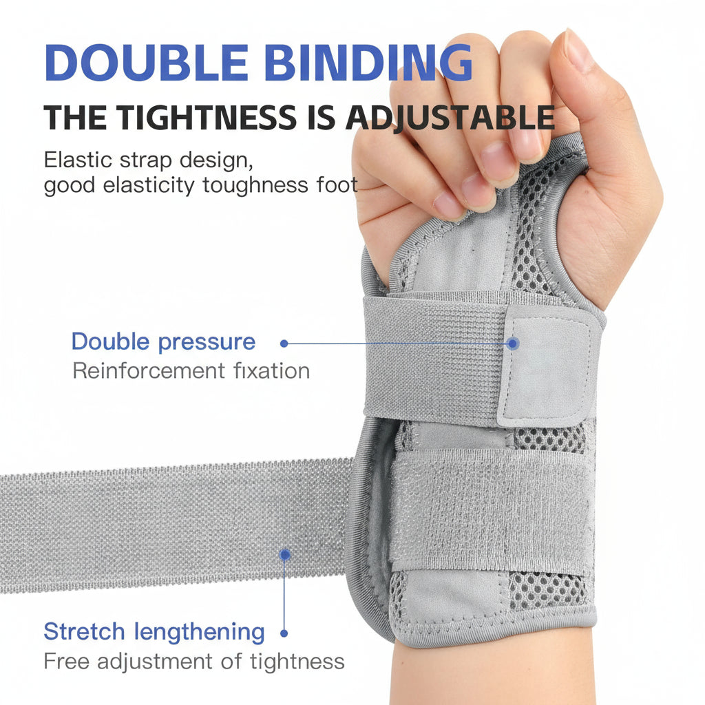 Attelle de Poignet Ergonomique en Coton – Soulagement, Maintien & Confort 24h/24