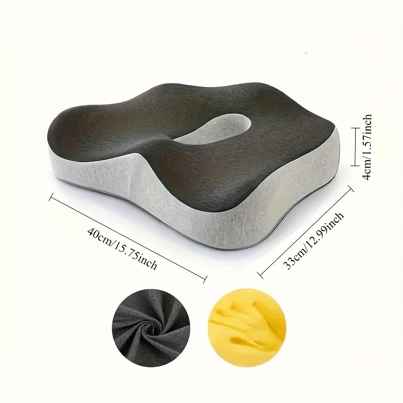 Coussin de Siège à Mémoire de Forme – Soutien Ergonomique et Effet Massage