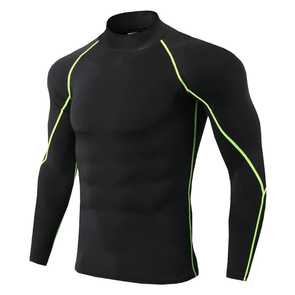 T-shirt de Compression Homme – Maintien Musculaire & Confort Thermique