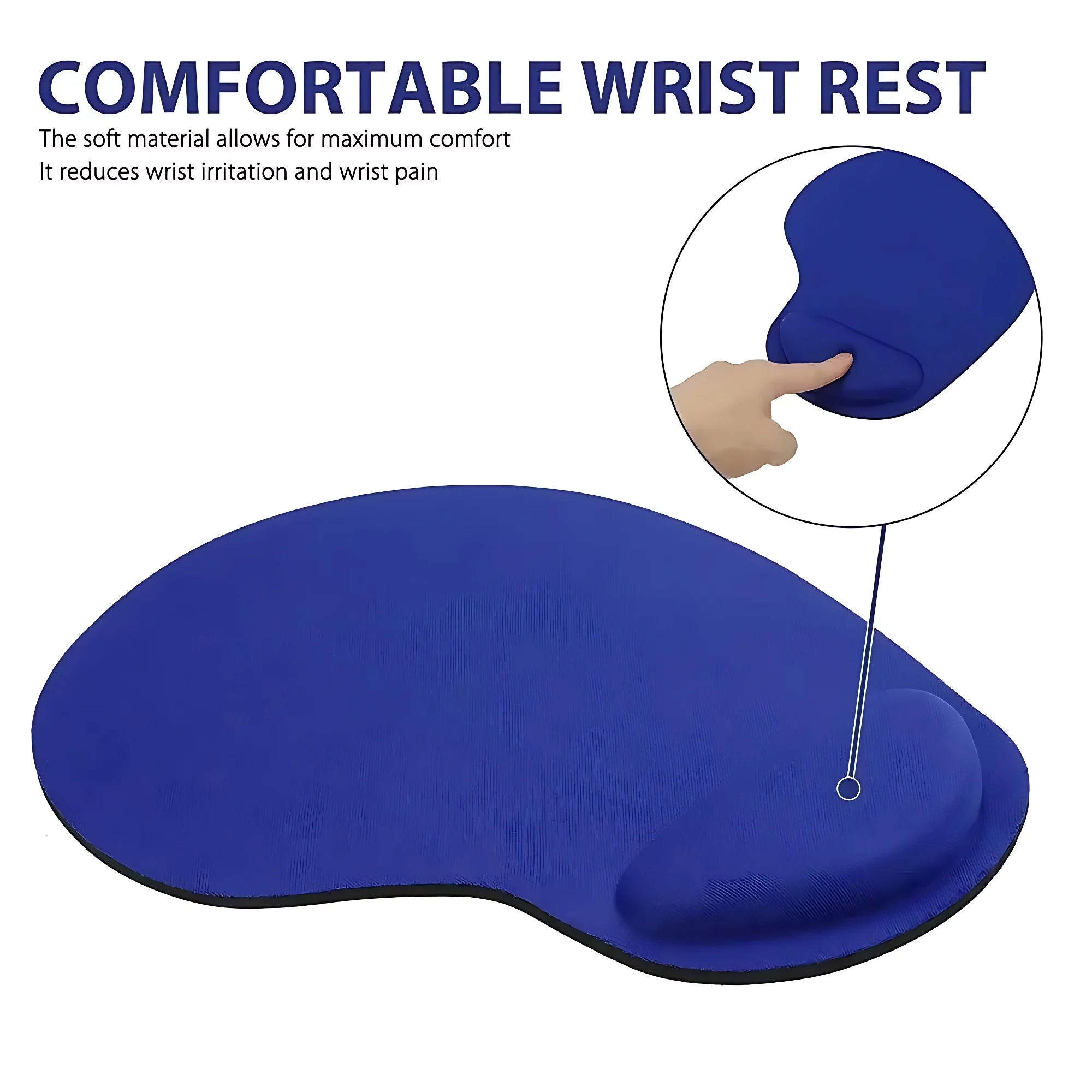Tapis de Souris Ergonomique avec Repose Poignet - Confort et Précision