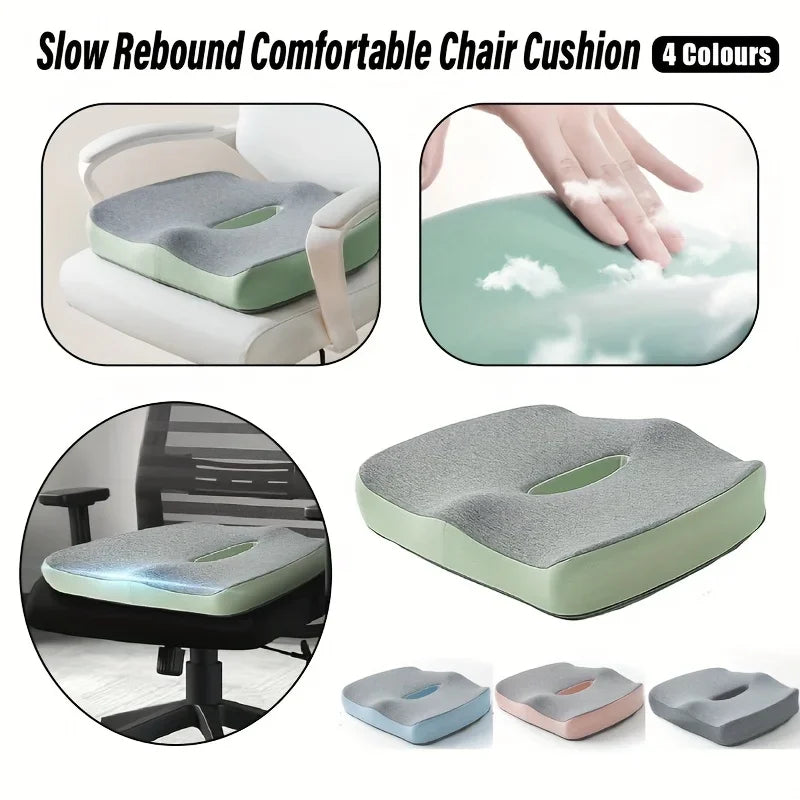 Coussin de Siège à Mémoire de Forme – Soutien Ergonomique et Effet Massage