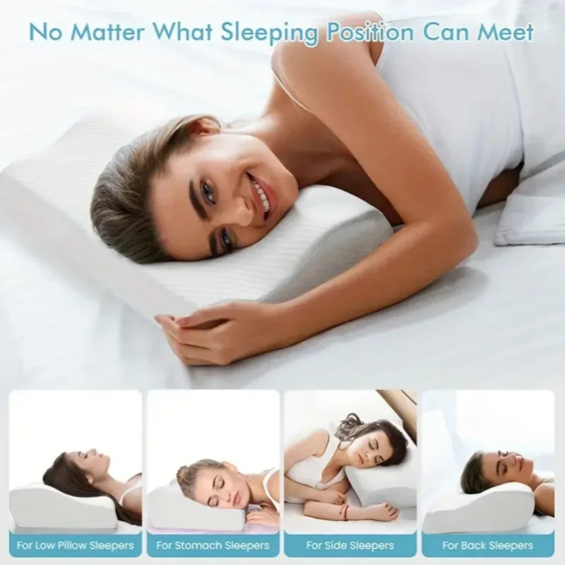 Oreiller Orthopédique à Mémoire de Forme – Soutien Cervical & Sommeil Réparateur