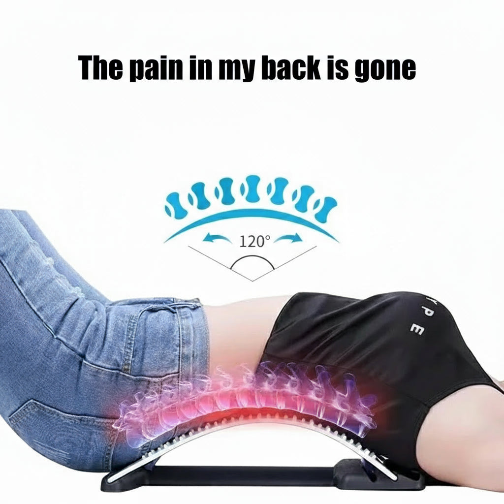 Appareil d’Étirement Lombaire 3 Niveaux | Soulagement du Dos & Correction Posturale – Sampain