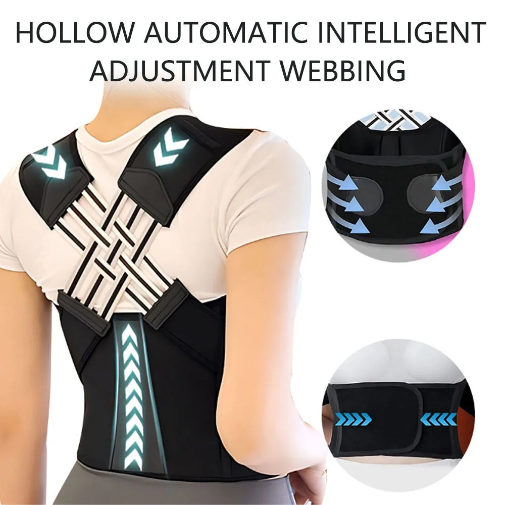 Correcteur de Posture Ergonomique – Soutien Dorsal & Alignement Naturel
