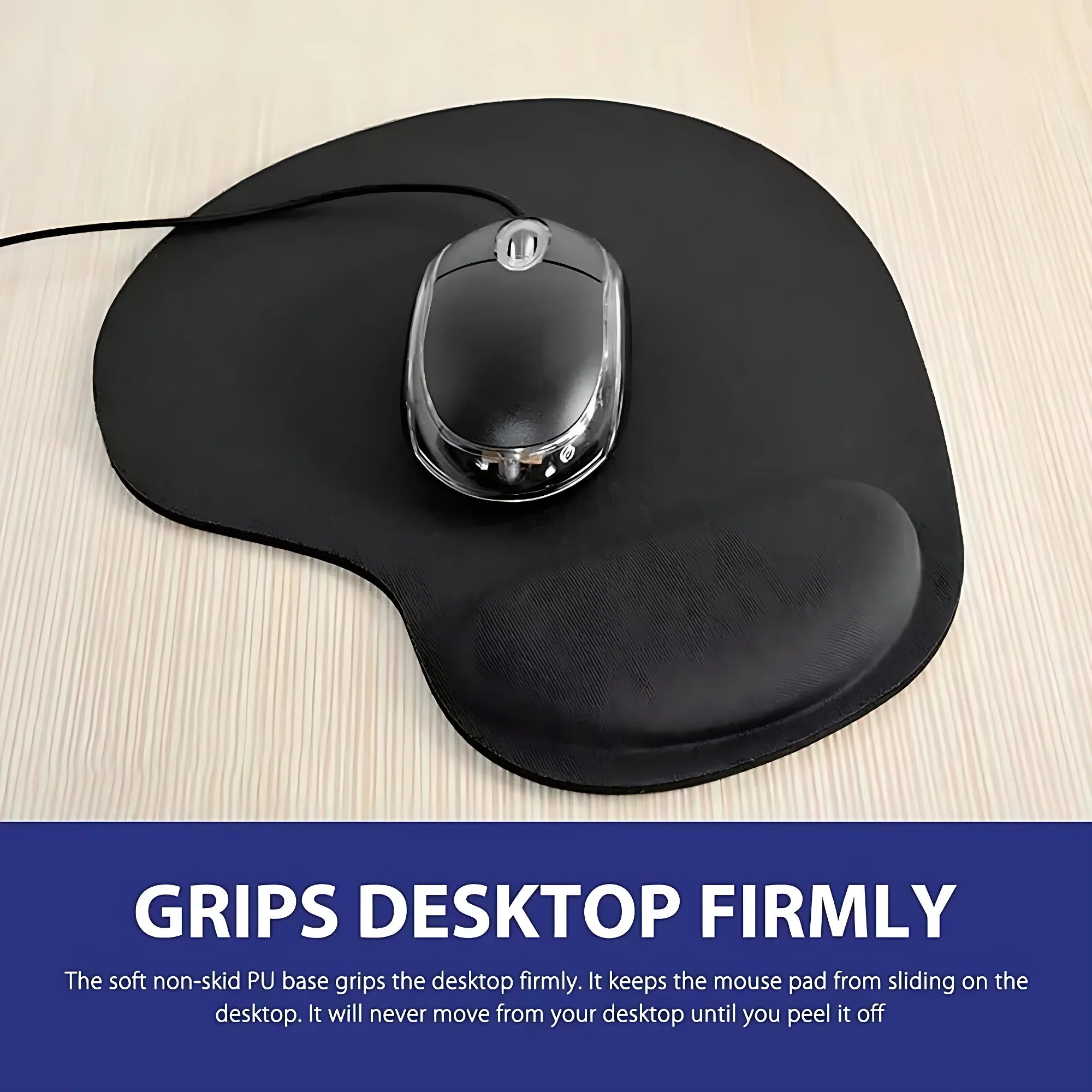 Tapis de Souris Ergonomique avec Repose Poignet - Confort et Précision