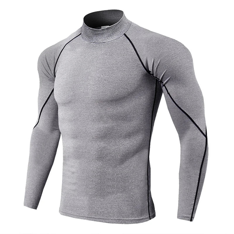 T-shirt de Compression Homme – Maintien Musculaire & Confort Thermique