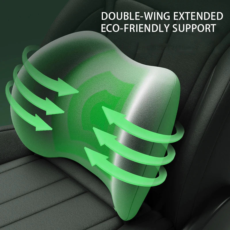 Coussin de Soutien Lombaire à Mémoire de Forme | Confort Ergonomique & Soulagement du Dos