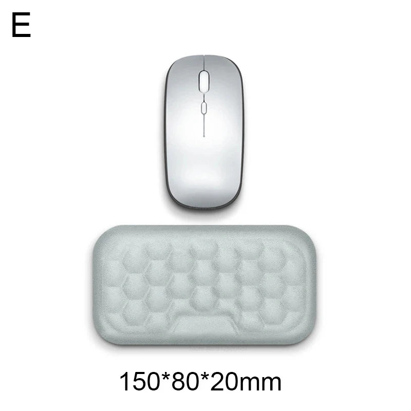 Repose-poignet à mémoire de forme pour souris avec surface texturée confortable