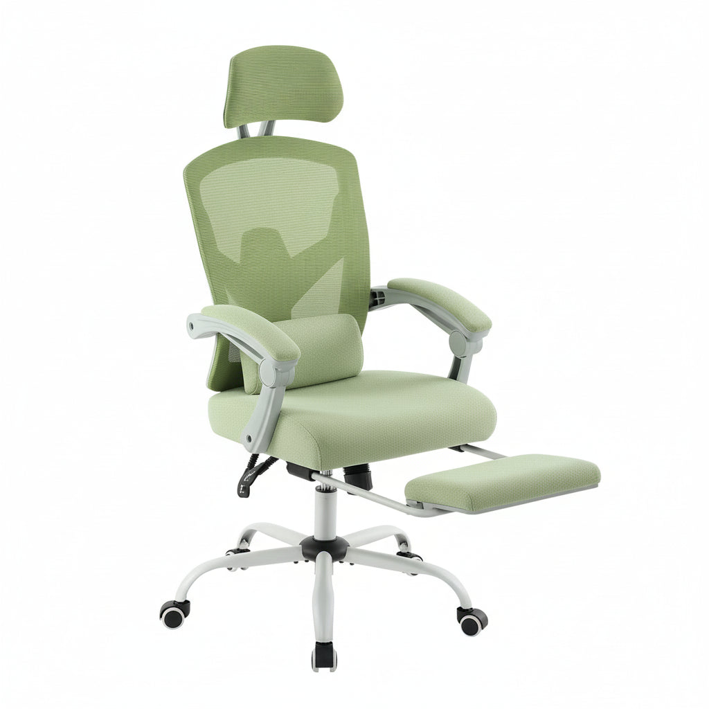 Chaise de Bureau Ergonomique Premium – Soutien Lombaire Dynamique, Accoudoirs Relevables & Maille Respirante
