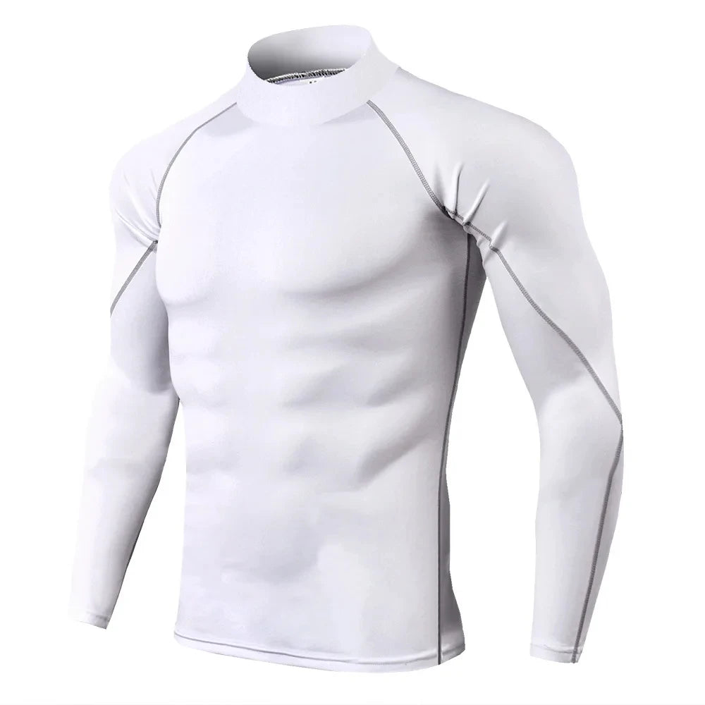 T-shirt de Compression Homme – Maintien Musculaire & Confort Thermique