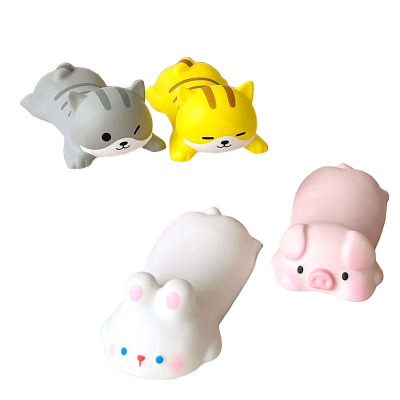 Tapis de Souris Mignon avec Repose Poignet – Chat, Lapin, Cochon ou Chien | Ergonomique & Confortable