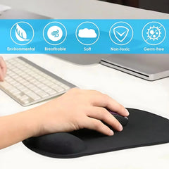 Tapis de Souris Ergonomique avec Repose Poignet - Confort et Précision