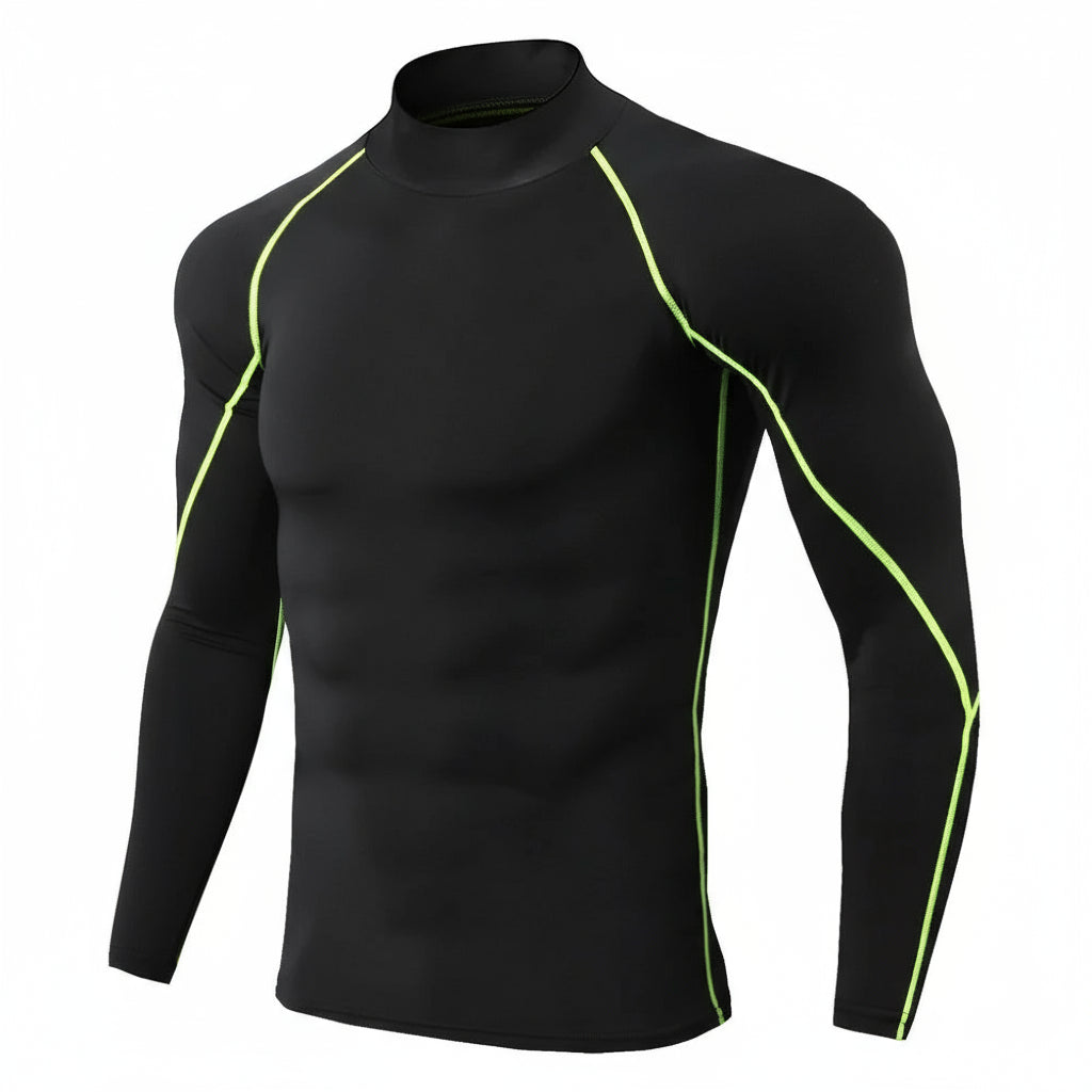 T-shirt de Compression Homme – Maintien Musculaire & Confort Thermique