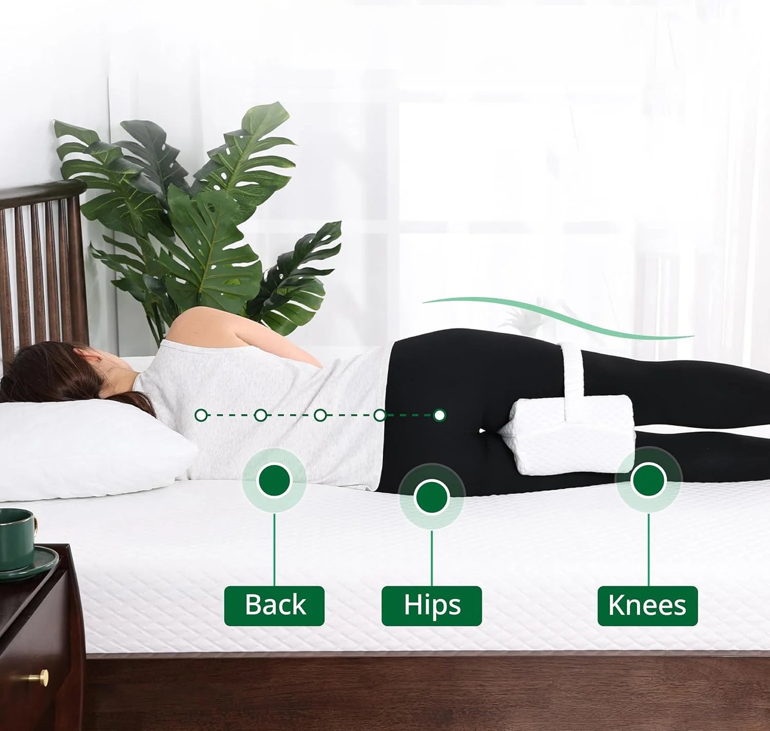 Oreiller de Corps à Mémoire de Forme – Soutien Intégral & Relaxation Totale