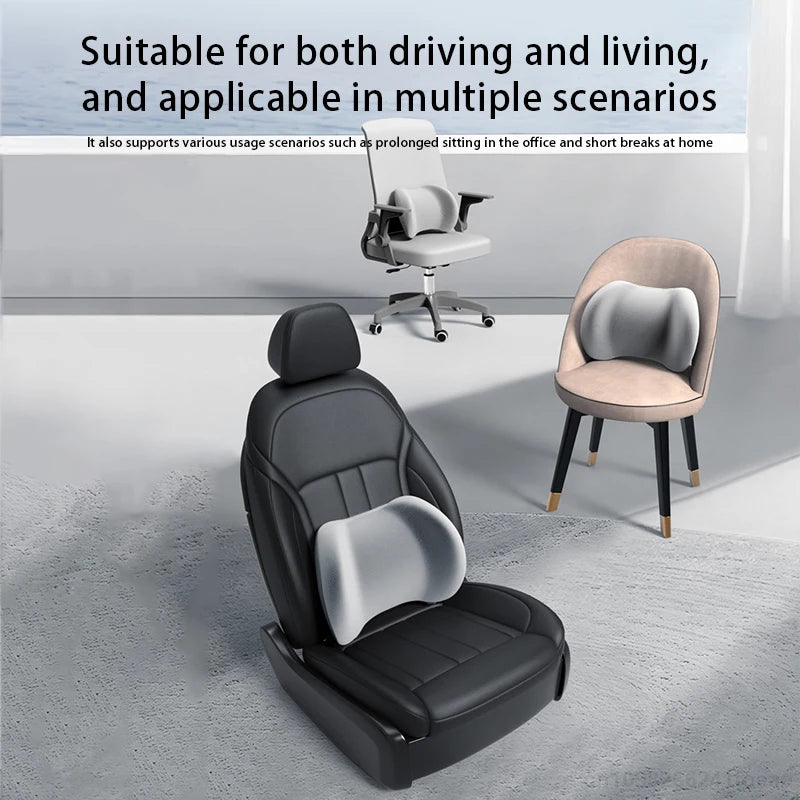 Coussin de Soutien Lombaire à Mémoire de Forme | Confort Ergonomique & Soulagement du Dos