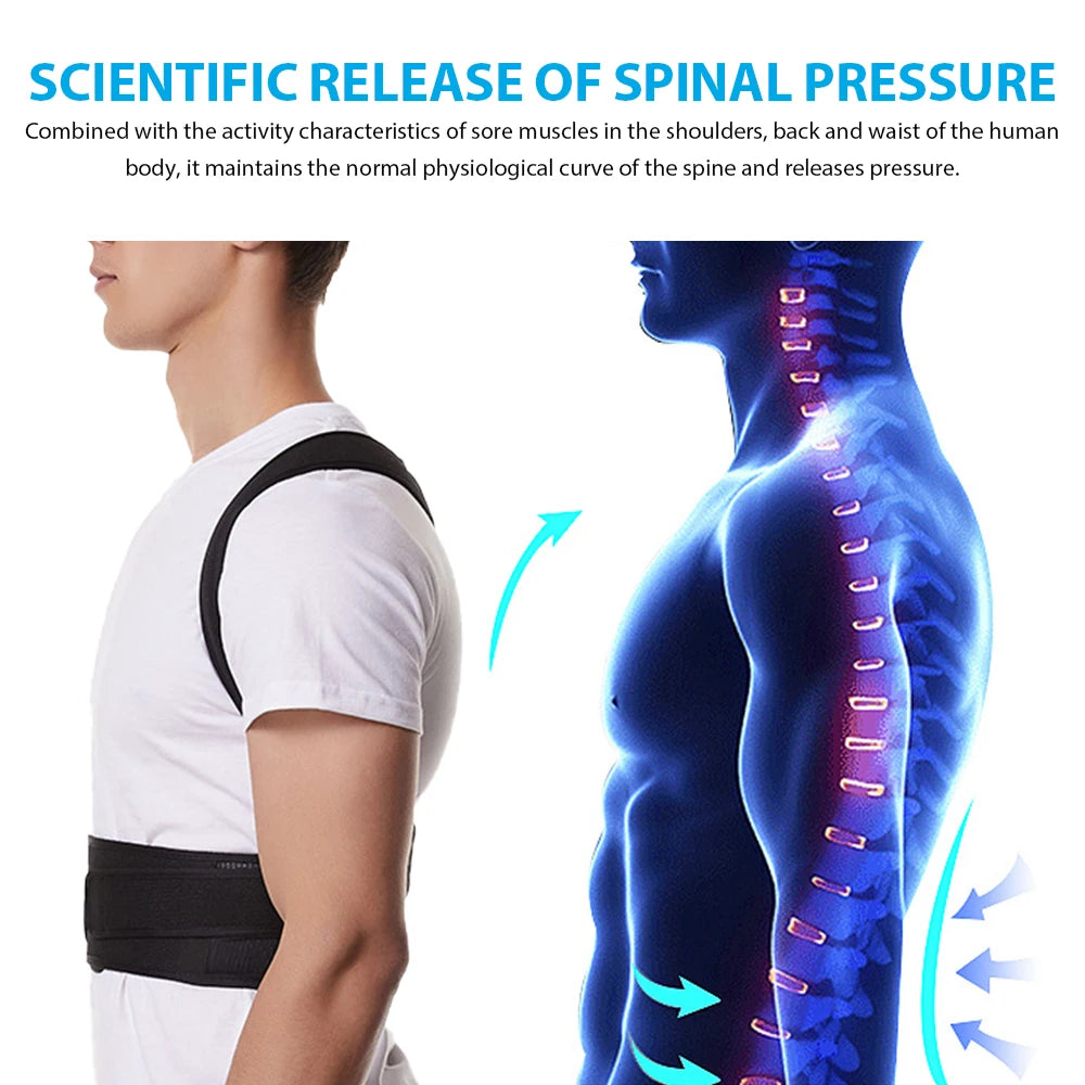 Ceinture Lombaire de Maintien 360° – Soulagement Rapide du Mal de Dos et Posture Redressée