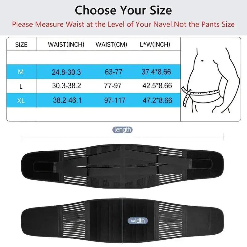 Ceinture de Maintien Lombaire 360° – Soutien Renforcé et Confort Respirant