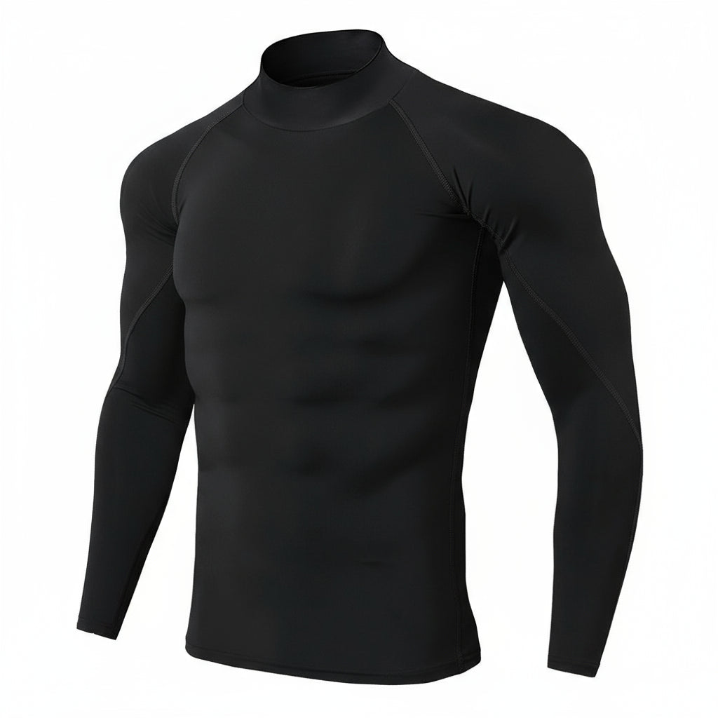 T-shirt de Compression Homme – Maintien Musculaire & Confort Thermique