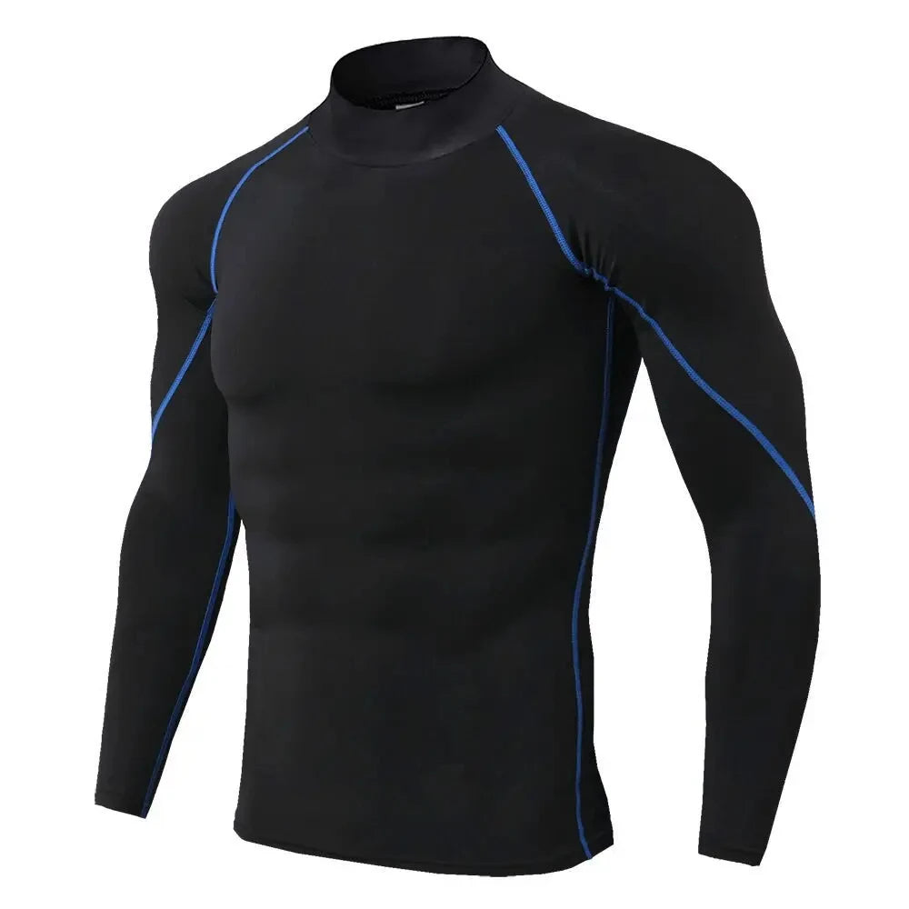 T-shirt de Compression Homme – Maintien Musculaire & Confort Thermique