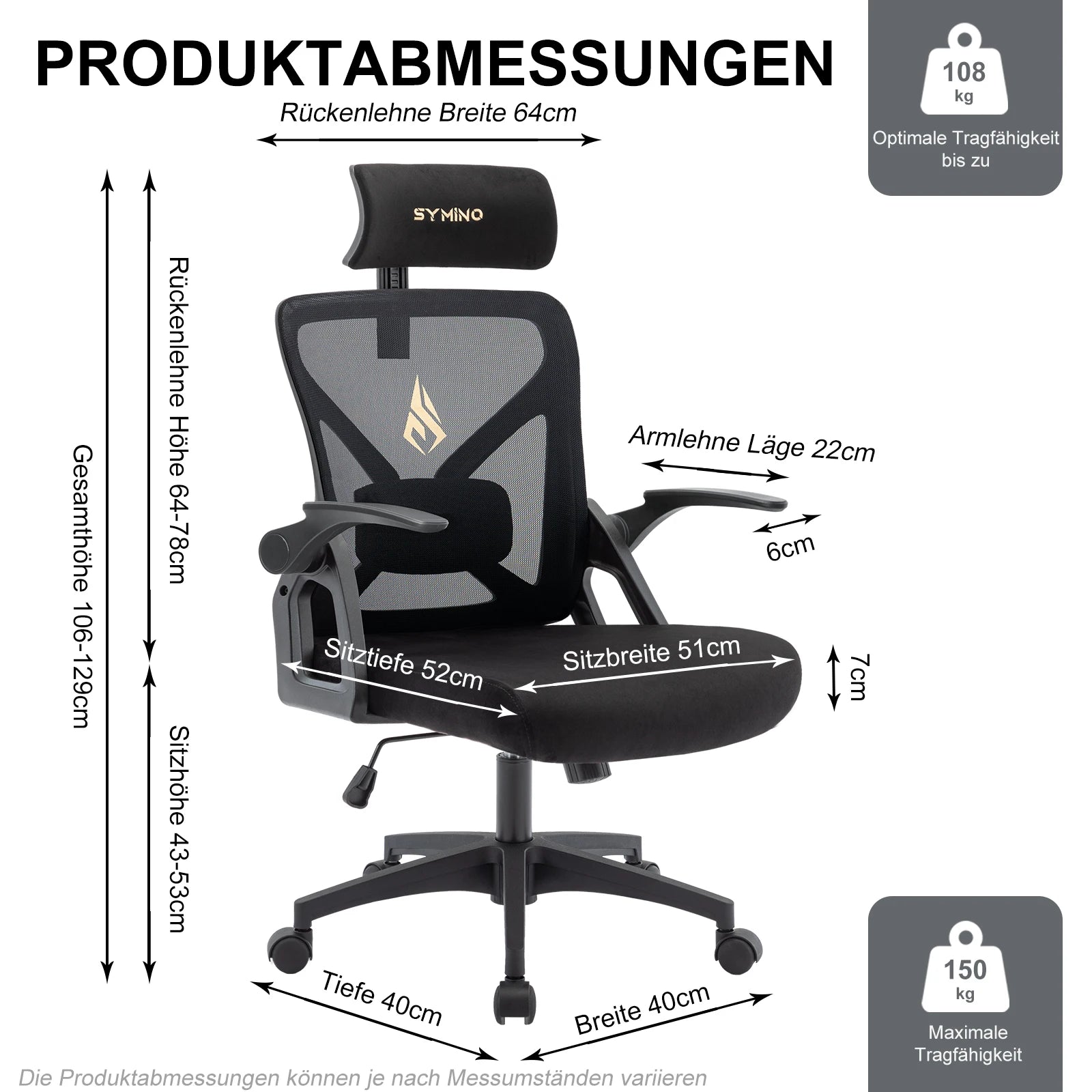 Chaise de Bureau Ergonomique – Confort, Soutien Lombaire & Design Moderne