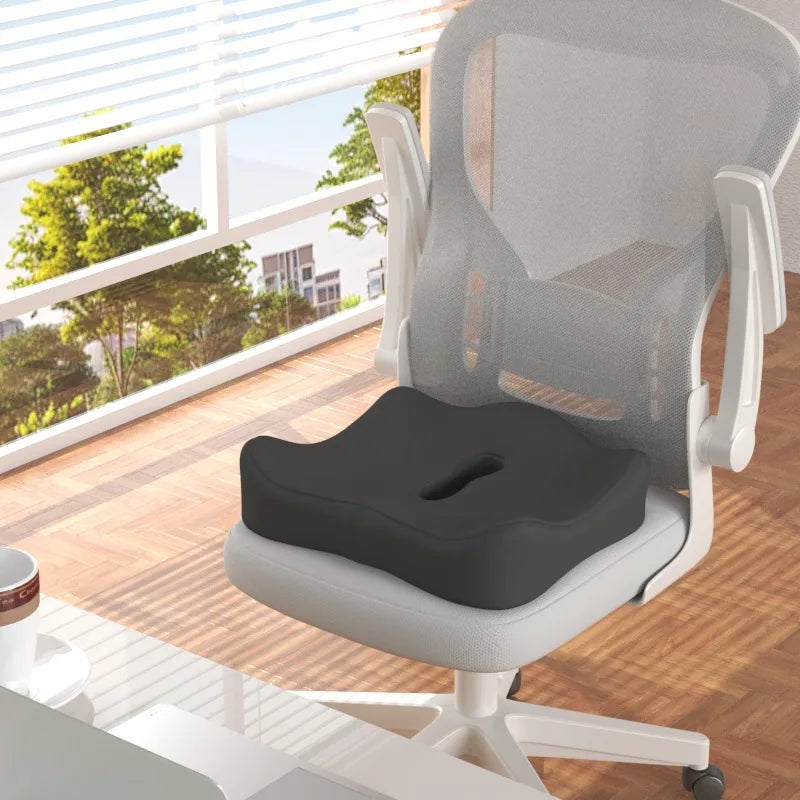 Coussin de Siège à Mémoire de Forme – Soutien Ergonomique et Effet Massage