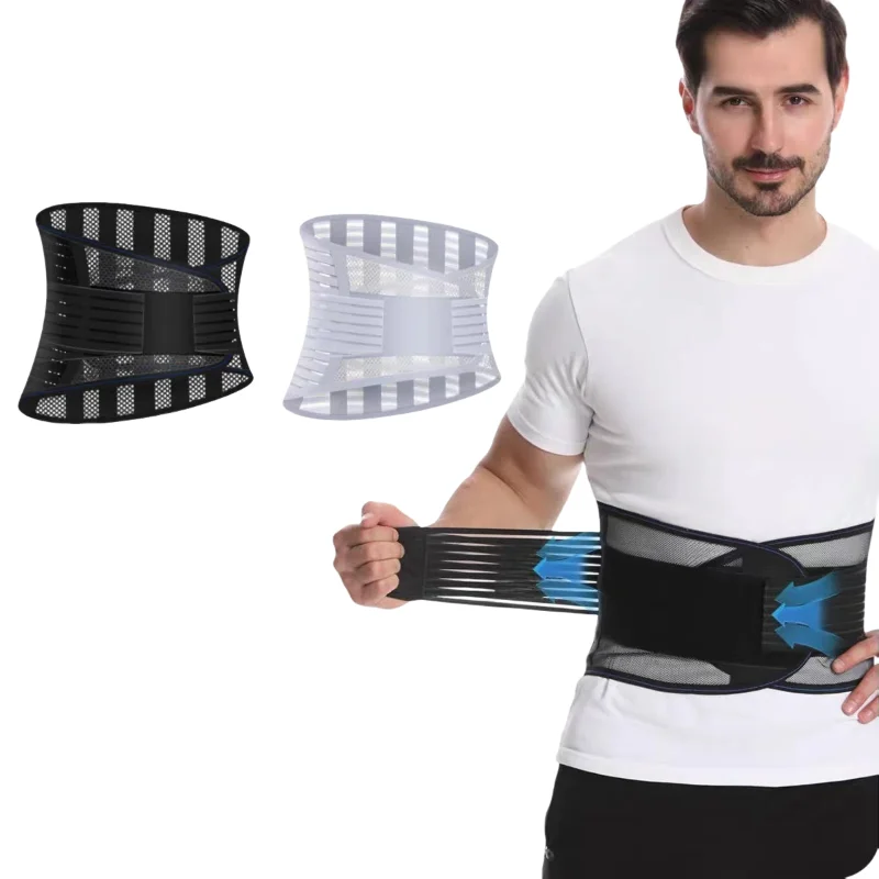 Ceinture de Soutien Lombaire à Double Compression – Maintien 360° et Soulagement du Dos