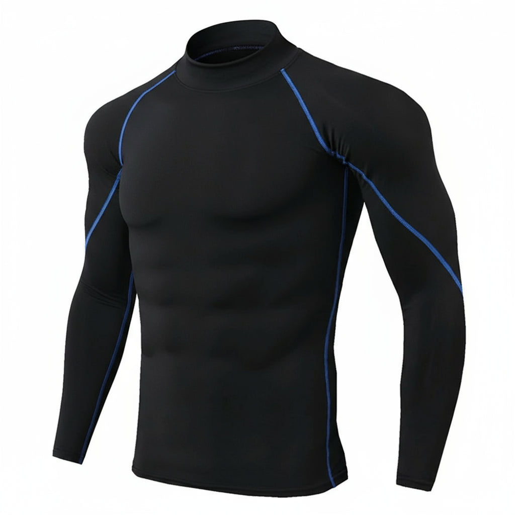 T-shirt de Compression Homme – Maintien Musculaire & Confort Thermique
