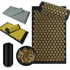 Tapis d’Acupression avec Coussin – Relaxation, Soulagement & Bien-Être à Domicile