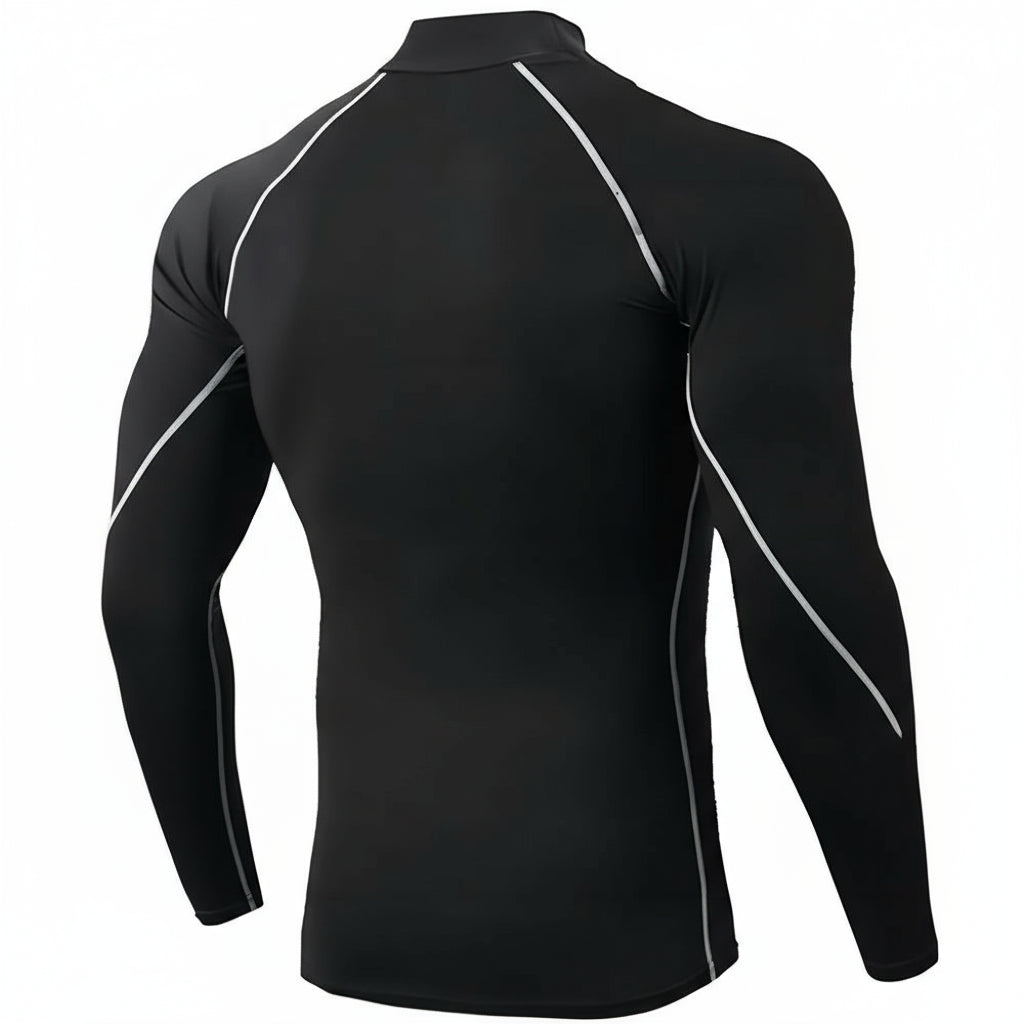 T-shirt de Compression Homme – Maintien Musculaire & Confort Thermique