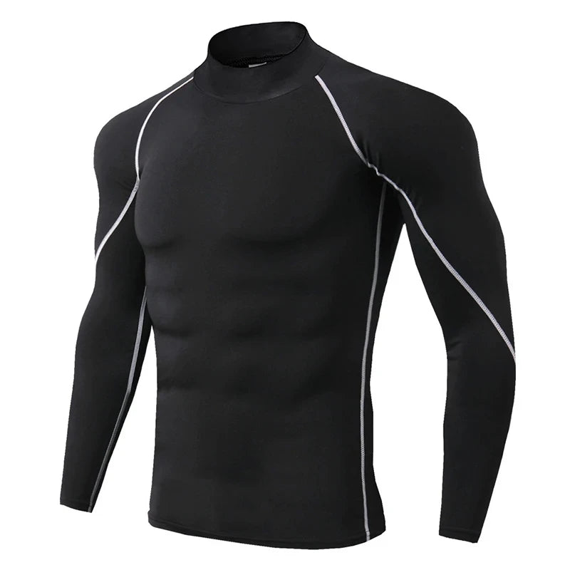 T-shirt de Compression Homme – Maintien Musculaire & Confort Thermique